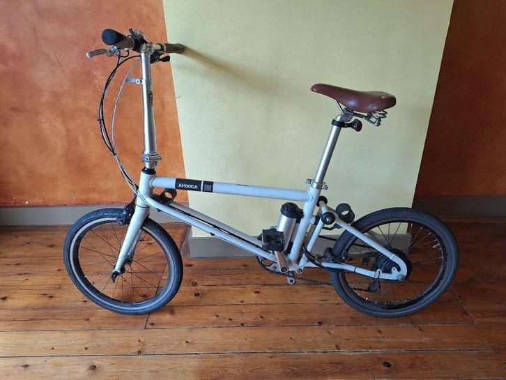 Vélo pliable  électrique  Ahooga, Fietsen en Brommers, Fietsen | Vouwfietsen, Gebruikt, Dames, Overige merken, Totaal opvouwbaar