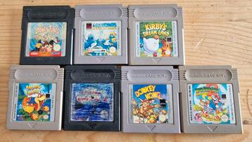 7 jeux game boy beschikbaar voor biedingen