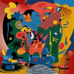Peinture sur toile - Symphonie musicale - 60 x 50 cm, Ophalen of Verzenden