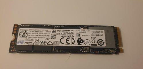 SSD 512 go, Intel NVMe M.2, Computers en Software, Harde schijven, Zo goed als nieuw, SSD, Ophalen