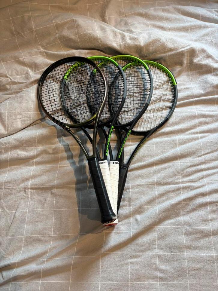 Tennisracket met blad Wilson, Sport en Fitness, Tennis, Gebruikt, Racket, Wilson, L2, Ophalen of Verzenden