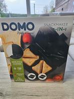 DOMO Snackmaker 2-in-1: croque-wafel - zwart DO1124C, Elektronische apparatuur, Ophalen