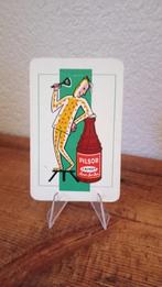 Brasserie bière ancienne carte Joker Lamot, Collections, Marques de bière, Panneau, Plaque ou Plaquette publicitaire, Autres marques