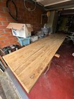 Tafelblad 360(!)cm lang - meranti hout, Tuin en Terras, Palen, Balken en Planken, Ophalen, Zo goed als nieuw