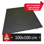 Dalles sol fitness en caoutchouc 1mx1m. Épaisseur 30mm., Neuf, Info@kriden.be, Enlèvement ou Envoi, Belgique