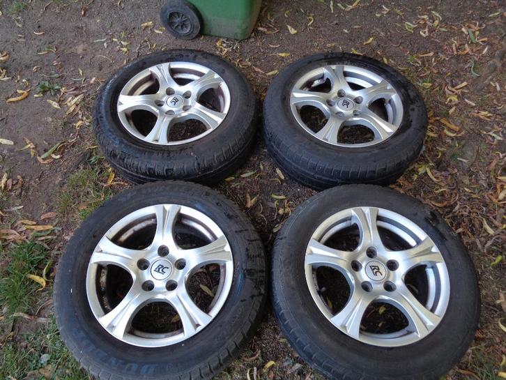 wintervelgen 5x112 6,5jx15 et44 naaf 66.6 banden kaal, Auto-onderdelen, Banden en Velgen, Velg(en), All Season, 15 inch, 205 mm