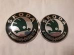 Logo du capot Skoda Emblème de valise Skoda 90 mm 80 mm, Enlèvement ou Envoi, Neuf, Skoda