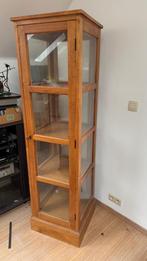 Vitrine en Teck, Maison & Meubles, Armoires | Vitrines, Teck, Avec porte(s), 25 à 50 cm, Comme neuf