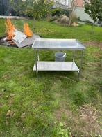 Inox tafel, Ophalen, Gebruikt, Inox Meubilair