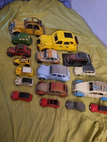 Citroen 2 cv miniatuurauto's, Enlèvement, Comme neuf, Voiture