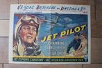 filmaffiche John Wayne Jet Pilot 1957 filmposter, Verzamelen, Rechthoekig Liggend, Ophalen of Verzenden, Zo goed als nieuw, A1 t/m A3