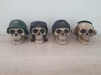 Set beelden skulls - schedels deco, Verzamelen, Ophalen of Verzenden, Zo goed als nieuw