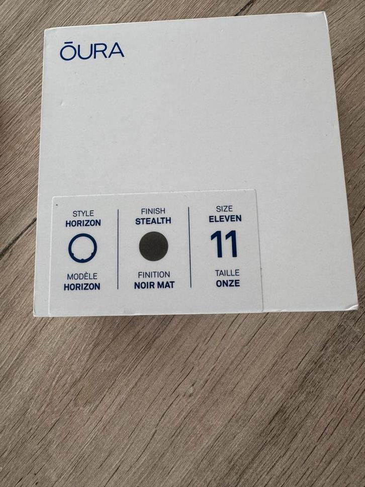 Oura ring 3 horizon 11, Sport en Fitness, Hartslagmeters, Zo goed als nieuw, Ophalen of Verzenden