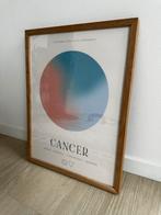 Poster sterrenbeeld kreeft inclusief kader 32x42 cm, Ophalen