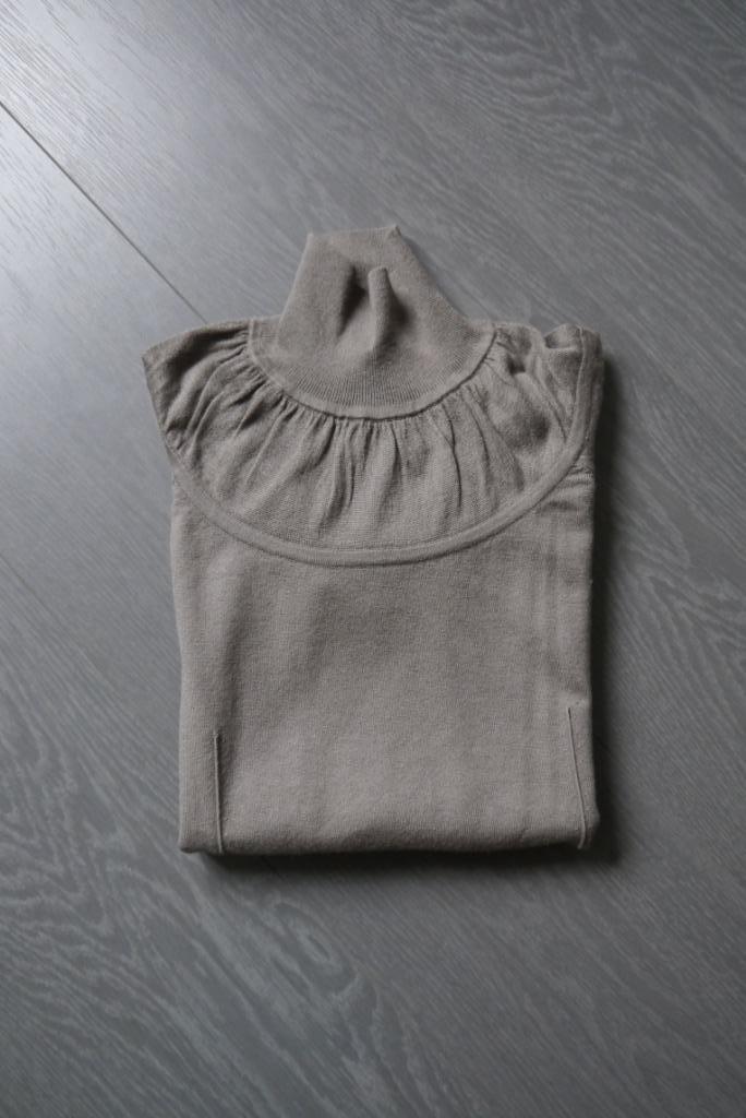 Prachtige bruine / taupe Burberry trui zijde/wol/cashmere M, Kleding | Dames, Truien en Vesten, Zo goed als nieuw, Maat 38/40 (M)