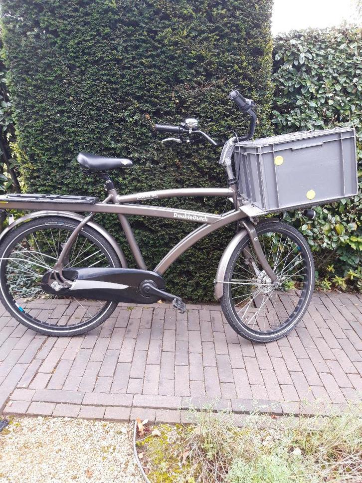 DUTCH ID bakfiets, Vélos & Vélomoteurs, Vélos | Vélos avec bac, Utilisé, Autres marques, Marchandises, Enlèvement