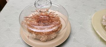 Stolp en decoratie in goudtinten (zie foto's) beschikbaar voor biedingen