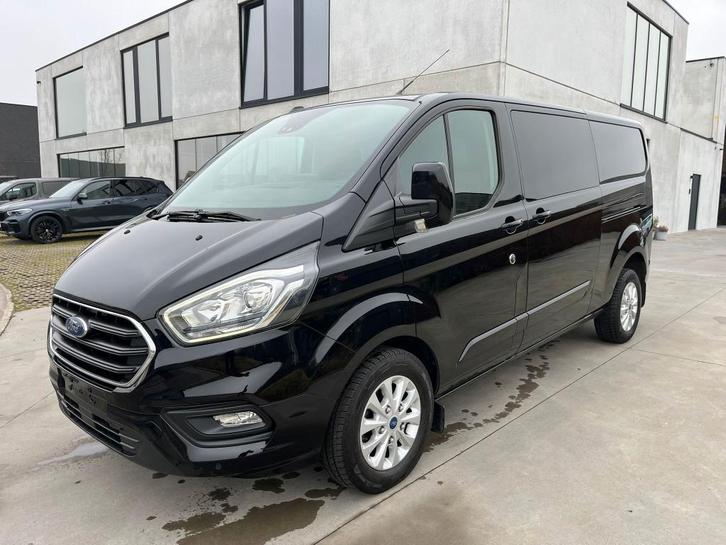 Ford Transit Custom DC 6pl/Limited 170pk/Leder/23100€+BTW, Auto's, Bestelwagens en Lichte vracht, Bedrijf, Te koop, ABS, Achteruitrijcamera