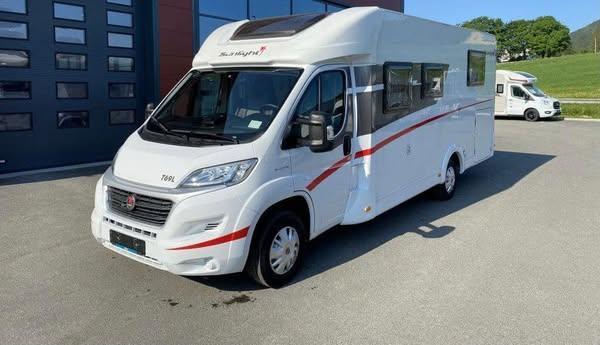 Sunlight T69L (FIAT DUCATO), Caravans en Kamperen, Mobilhomes, Particulier, tot en met 5, Half-integraal, Fiat, Fiat, Diesel, Handgeschakeld