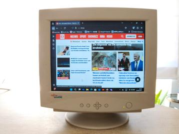 Beeldbuis CRT monitor pc (werkt perfect) beschikbaar voor biedingen