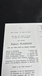 Priester Robert Plasman 1922 -1979, Envoi