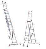 3-DELIGE LADDER, Ophalen, Gebruikt, Trap, Opvouwbaar of Inschuifbaar