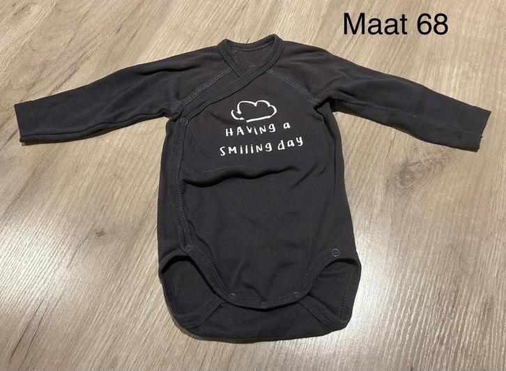 Overslagromper (maat 68), Kinderen en Baby's, Babykleding | Maat 68, Zo goed als nieuw, Ophalen of Verzenden
