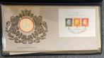 De pennenvelop van de medaille ter gelegenheid van het 25-ja, Postzegels en Munten, Ophalen