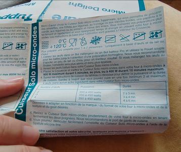 cuit œufs pour micro ondes de la marque Tupperware  beschikbaar voor biedingen