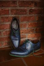 Floris van Bommel leren schoenen – maat 6½ (40), Kleding | Heren, Blauw, Floris van Bommel, Ophalen of Verzenden, Gedragen