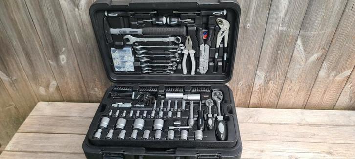 3 volledig nieuw en gevulde koffers, Doe-het-zelf en Bouw, Gereedschap | Handgereedschap, Zo goed als nieuw, Ophalen