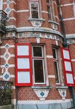 Boch Hof ter Laken 2 unieke Adelijke tegels, Antiek en Kunst, Verzenden