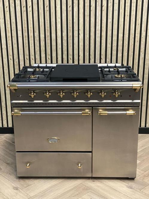 Luxe Lacanche Fornuis 5 pits Gas Inox + Warmhoudkast, Electroménager, Cuisinières, Gril, Enlèvement ou Envoi