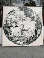 Vintage tegel koeien, Antiek en Kunst, Ophalen