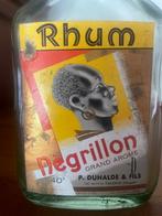 Oude reclame Rum fles kolf 15c8cm Vintage Ca, Ophalen of Verzenden