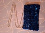 Avondtasje glitter, Ophalen of Verzenden, Nieuw, Blauw, Avondtasje