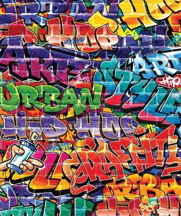 Graffiti Posterbehang - Walltastic - van 59 voor 29,50!