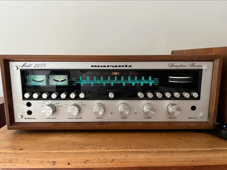 Marantz 2275 met de originele houten kist., Audio, Tv en Foto, Versterkers en Ontvangers, Refurbished, Stereo, 60 tot 120 watt