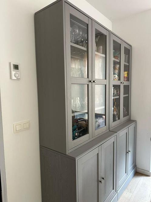 Double Vaisselier HAVSTA IKEA, Huis en Inrichting, Kasten | Buffetkasten, Zo goed als nieuw, Ophalen