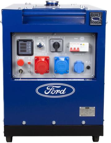 Nieuwe Ford Diesel 230V- en driefasige 400V-generator beschikbaar voor biedingen