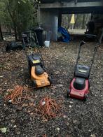 2 Elektrische Grasmachines, Tuin en Terras, Grasmaaiers, Cirkelmaaier, Gebruikt, Elektrische grasmaaier, Ophalen of Verzenden