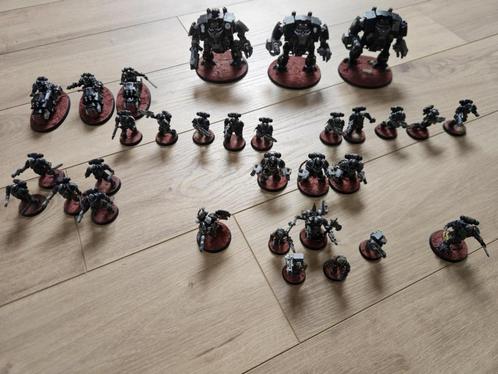 Space marine army/leger (Iron Hands) - Warhammer 40k, Hobby en Vrije tijd, Wargaming, Zo goed als nieuw, Warhammer, Figuurtje(s)