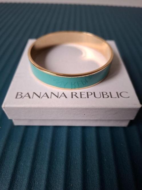 Bracelet Banana Republic doré et émail, Handtassen en Accessoires, Armbanden, Nieuw, Overige materialen, Goud, Ophalen