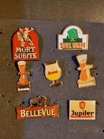 Lot Belgische bierpins Duvel-Kwak-Jupiler ..., Verzamelen, Speldjes, Pins en Buttons, Ophalen