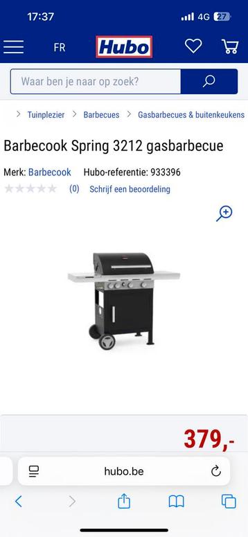 Barbecook spring 3212 NIEUW IN DOOS, Enlèvement, Neuf