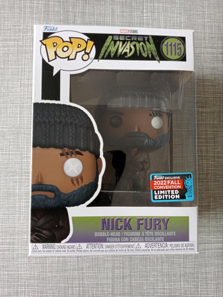 Funko pop Marvel Studios Nick Fury #1115 Secret Invasion, Ophalen of Verzenden, Zo goed als nieuw