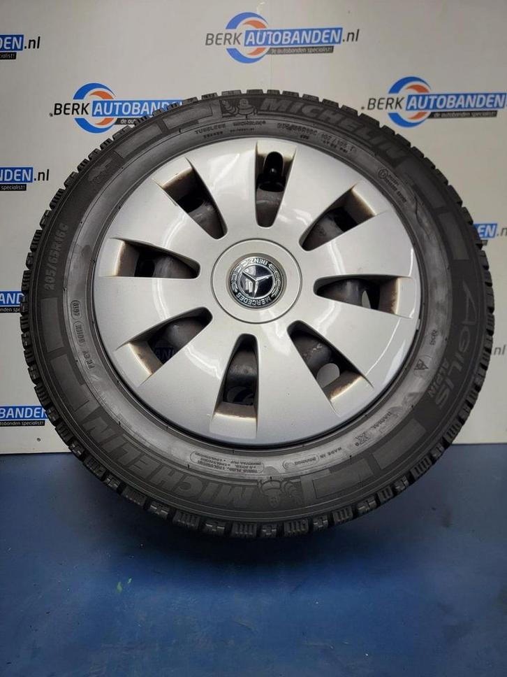 Originele 16 inch Mercedes Vito winterset op staalvelg 5x112, Auto-onderdelen, Banden en Velgen, Banden en Velgen, Winterbanden