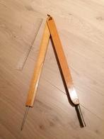 Houten passer, jaren 80., Ophalen of Verzenden