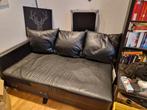 Leather sofa, Ophalen, Gebruikt, Zwart, Tweepersoons