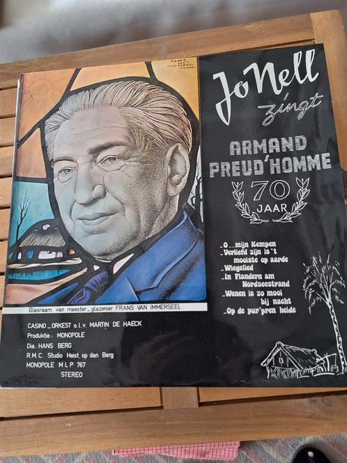Vinylplaat - Jo Nell zingt Armand Preud'Homme, Cd's en Dvd's, Vinyl | Nederlandstalig, Zo goed als nieuw, Ophalen